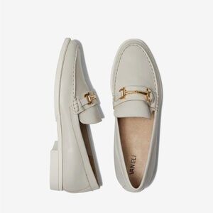 Vaneli June Women’s Bone Nappa Leather Slip On Shoes Loafer Comfort Shoe Size 9